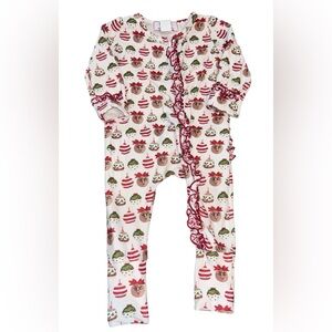 Sweet Honey Christmas Romper PJs 18 Months